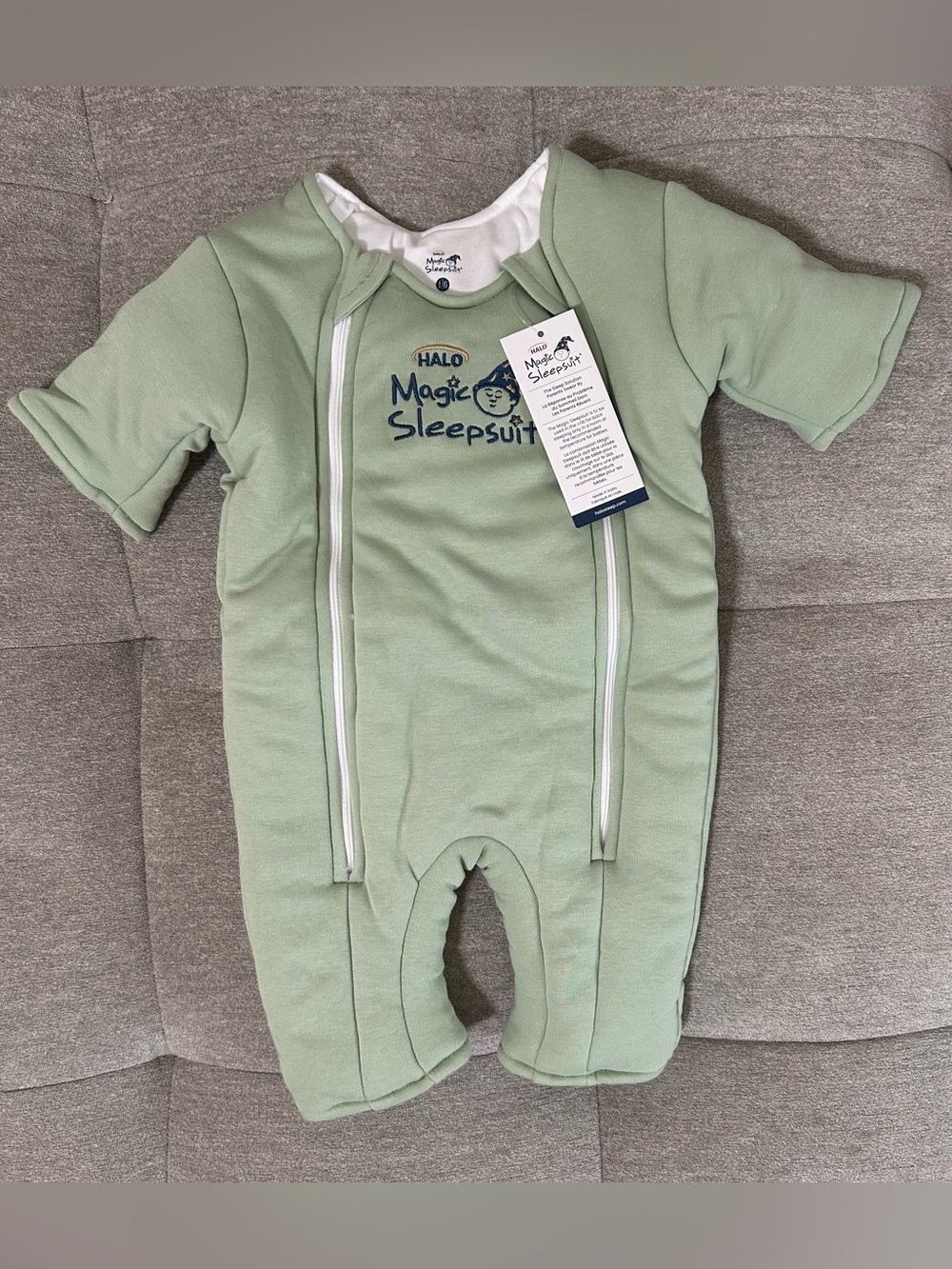 Halo Magic Sleepsuit - Sage Green One-Piece